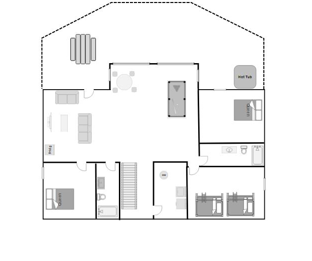 Rose Ridge Lodge Lower Level